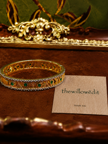 Imperial Byzantine Diamond Weave Bracelet