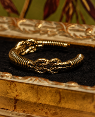 Nordic Serpent Scale Open Cuff