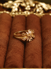 Versailles Diamond Brushed Ring