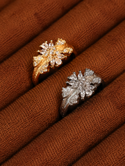 Versailles Diamond Brushed Ring