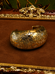 Byzantine Empress Wide Cuff Bracelet