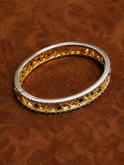 Emerald Palace Gilded Cuff Bracelet