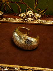 Byzantine Empress Wide Cuff Bracelet