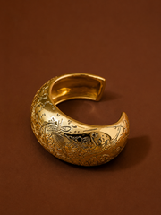 Byzantine Empress Wide Cuff Bracelet